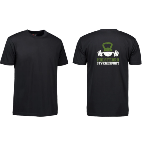 T-shirt m/logo p� ryg